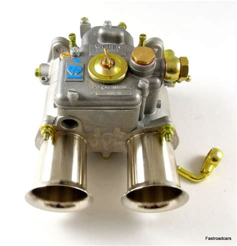 Genuine Weber 45 Dcoe Type 9 Carburettor With Brass Float And Fuel Union