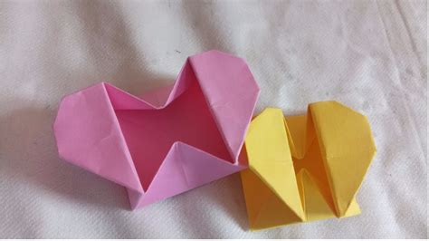 Origami Ideas Origami Secret Heart Box Step By Step