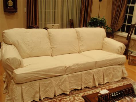 This is the longest length of your couch, and your slipcover must be able to stretch to this length. DIY by Design: Ugly Sofa Slipcover Giveaway