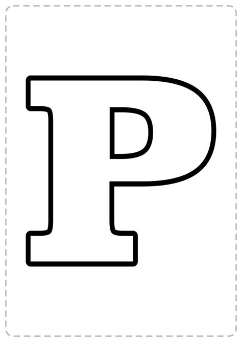 Letras P Para Imprimir Educadores De La Web
