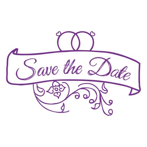 Save The Date Font Hand Drawn And Leaves Wedding Invitation Png Image