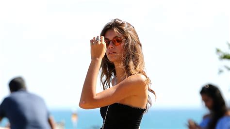 Kaia Gerber Steps Out In The Ultimate Summer To Fall Boot Vogue