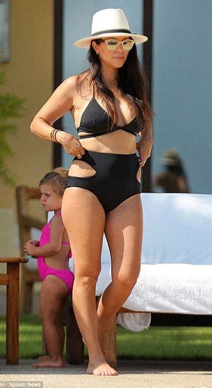 Kourtney Kardashian Mara Hoffman Reversible Wrap Around Triangle Bikini Top Kourtney
