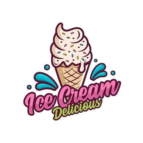 Premium Vector Ice Cream Logo