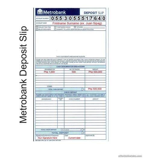 Fill out the forms as you go along, and put the end results on the return. How to Deposit in Metrobank? (the Fastest and Instant Way) - Banking 30651