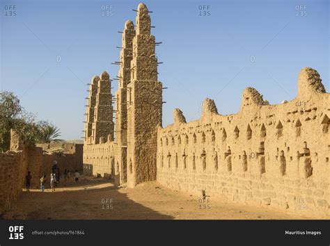 Grand Mosque Of Bani Burkina Faso Stock Photo Offset