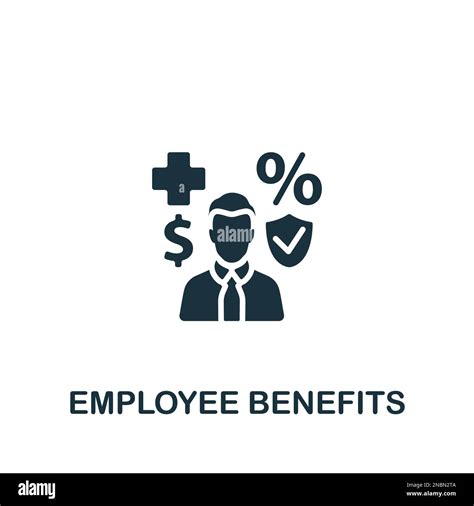 Employee Benefits Icon Monochrome Simple Sign From Employee Benefits