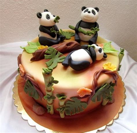 Three Pandas Cake By Stániny Dorty Cakesdecor