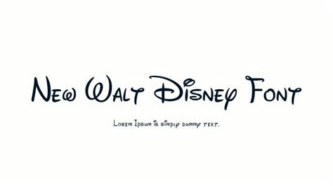 New Walt Disney Font Download Free For Desktop And Webfont