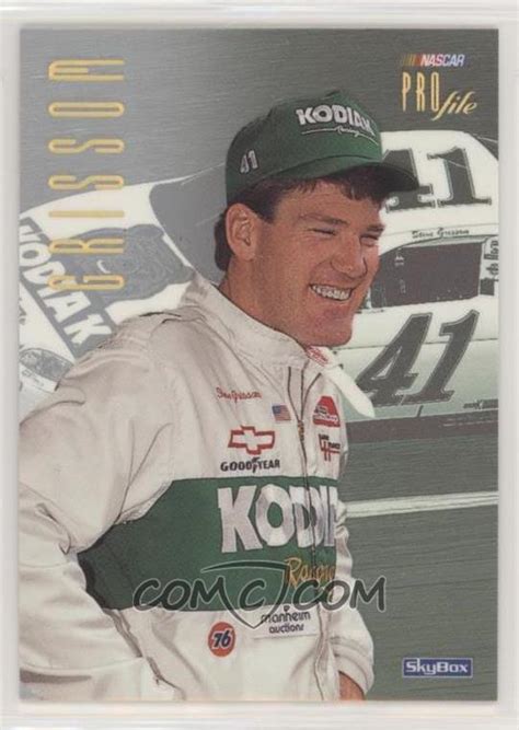 They were invented by that famous guy from romance of the three kingdoms, right? 1997 SkyBox NASCAR Profile - Base #9 - Steve Grissom