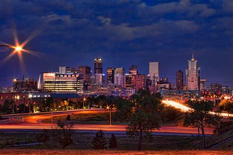 Your denver skyline night colorado stock images are ready. Night Skyline of Denver | Denver Photo Blog