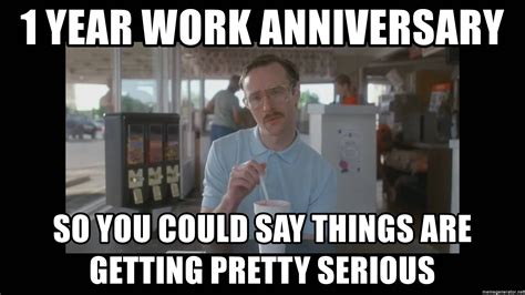 Find the newest work anniversary meme. 1 Year Work Anniversary Meme Pictures to Pin on Pinterest ...