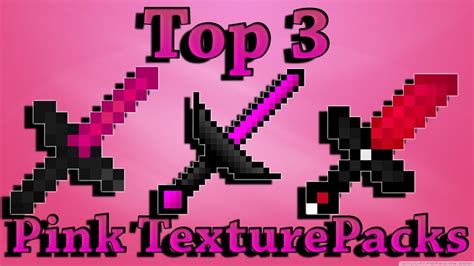 Top 3 Minecraft Pink Texture Packs 5 18189 Youtube