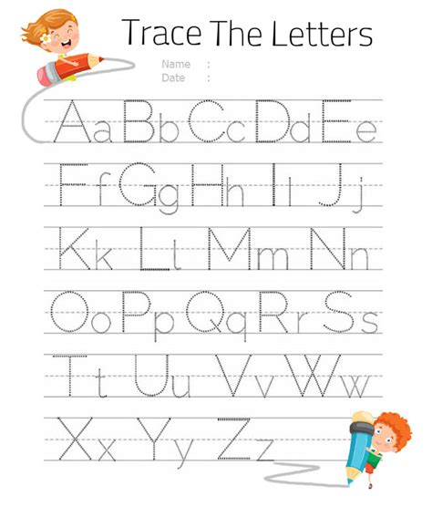 20 Best Free Printable Alphabet Tracing Letters Pdf For Free At Printablee