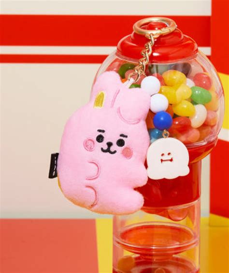 Bts Bt21 Official Jelly Candy Keychain Bt21 Keychain Bt21 Etsy