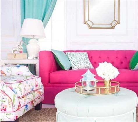 Decorate With Hot Pink In Your Home Pink Living Room Pink Sofa