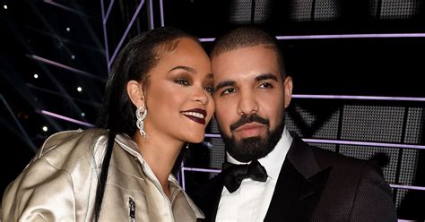 drake and rihanna finally kiss in rare public display of affection huffpost