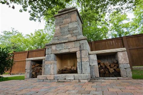 Diy Outdoor Fremont Fireplace Kit Makes Hardscaping Simple