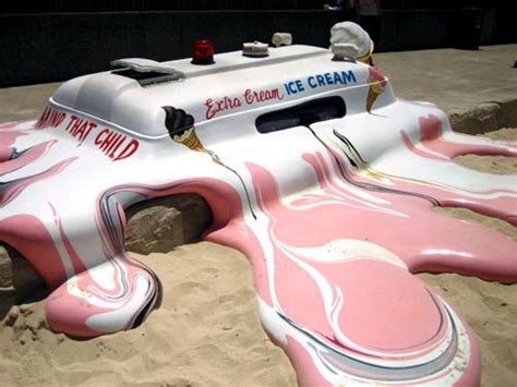 You Know Its Hot When The Ice Cream Truck Melts Ice Cream Van Ice