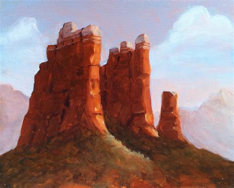 Desert Rocks Painting By Joe Hindley Fine Art America