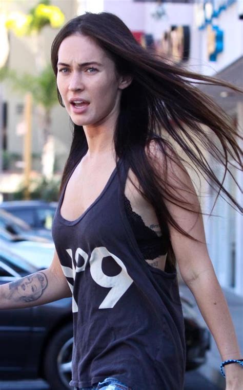 Megan Fox Black Bra Candids Out In Hollywood Gotceleb