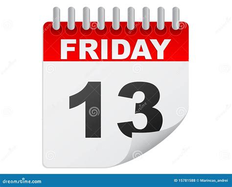 Friday The 13th Calendar Royalty Free Stock Photos Image 15781588