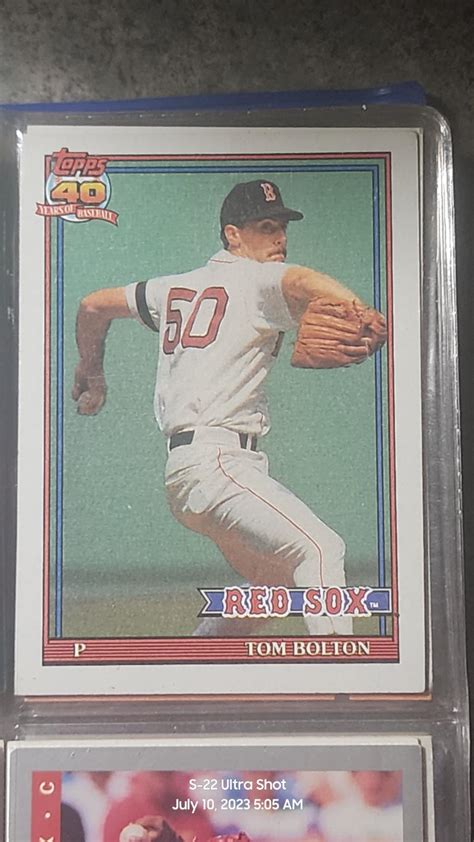 Tom Bolton 37 Prices 1991 Topps Baseball Cards