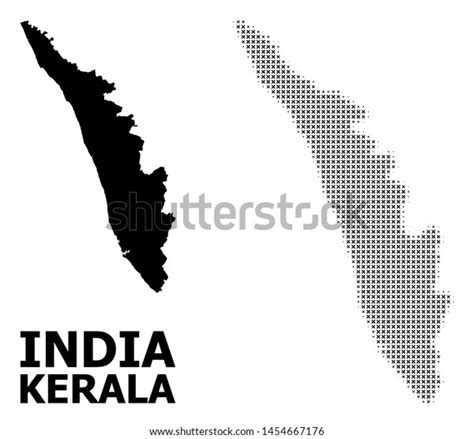 Kerala State Map Kerala Map Vector 158536 Vector Art At Vecteezy