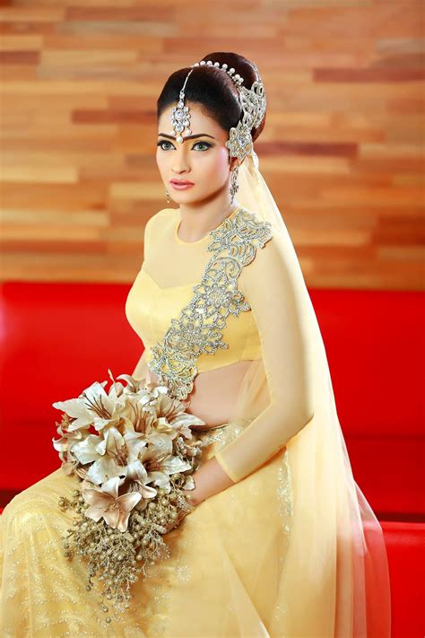 Sri Lankan Bride By Salon Roots Wedding Dresses Images Colored Wedding