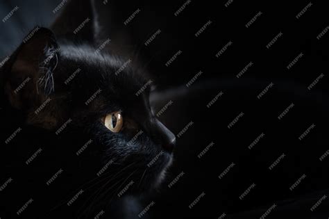 446 Wallpaper Dark Cat Picture Myweb