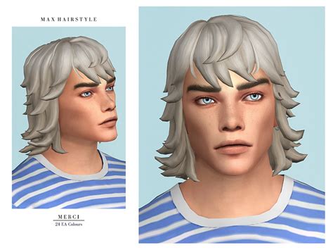 Max Hairstyle By Merci The Sims Resource Sims 4 Hairs