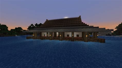 Small Japanese Fishing House Minecraft Map