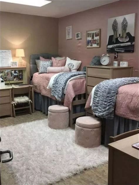 20 elegant college dorm room design ideas that suitable for you chic dorm room college dorm