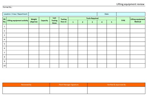 Inspection Electrical Checklist In Excel Format The Checklists Are In