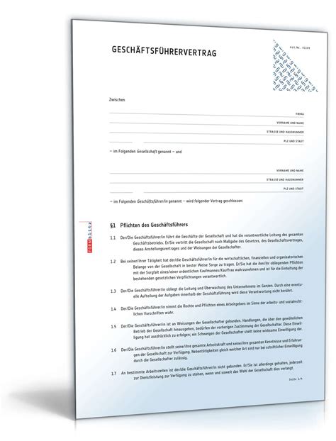 Kündigungsschreiben reichen sie formell die kündigung bei ihrem arbeitgeber ein. Geschäftsführervertrag: Anwaltsgeprüftes Muster zum Download