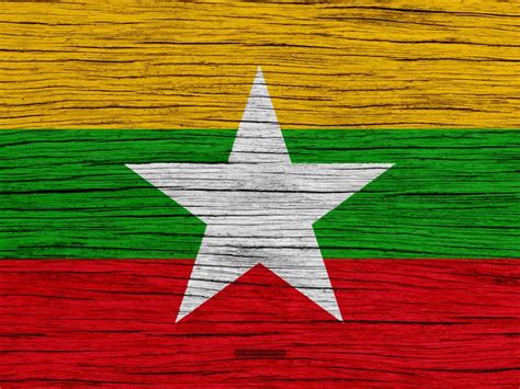 Historical evolution (with the national anthem of myanmar). Download wallpapers Flag of Myanmar, 4k, Asia, wooden ...