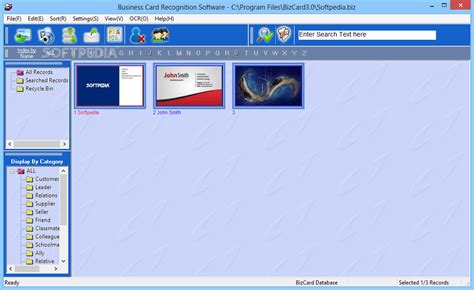 Clickable card is a quality and beautifully managed software which lets you insert information on a business card systematically as it provides different sections for inserting them. Business Card Recognition Software Download