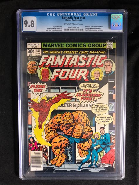Fantastic Four 181 Marvel Comics 1977 Graded 98