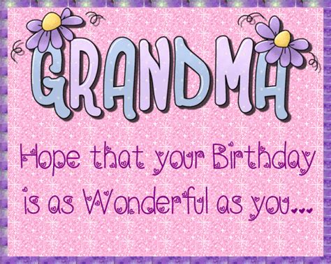 Animated Happy Birthday Grandma Bitrhday Gallery