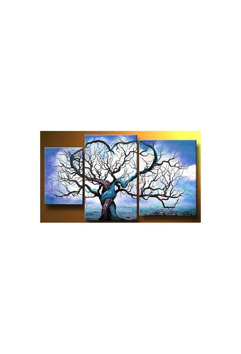 Blue Tree Oil Painting Abstract Art Gallery