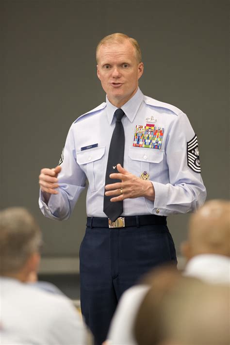 The Chief Master Sergeant Of The Air Force James A Cody