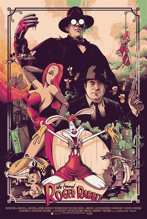 Who Framed Roger Rabbit By Mark Bell Home Of The Alternative Movie Poster Amp