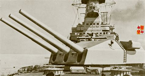 Asisbiz Admiral Graf Spee Forward 28cm 52 Eleven Inch Triple Gun