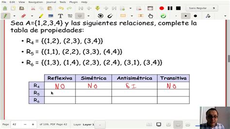 Matemáticas Discretas I Clase 11 14 Ejercicios Relaciones Ii Youtube