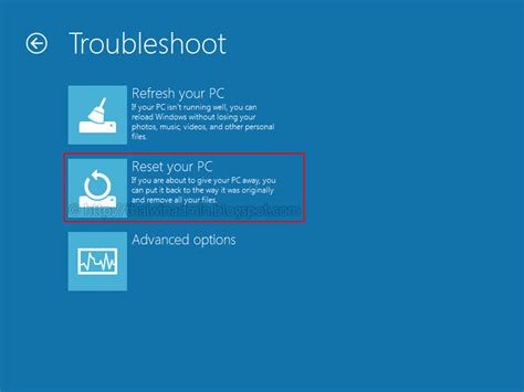 How To Reset Windows 8 Pc Windows Administrator Blog