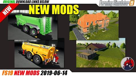 Fs19 New Mods 2019 06 14 Review Youtube