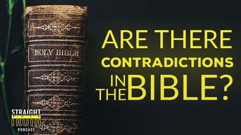 contradictions in the bible the bible does not contradict itself youtube