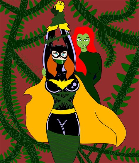 Batgirl Captured By Poison Ivy By Acemanelik On Deviantart