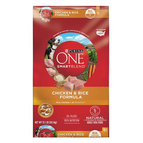 Some of its pet food brands include purina pro plan, purina dog chow, friskies, beneful and purina one. Purina ONE Smartblend Chicken & Rice Formula Dog Food ...