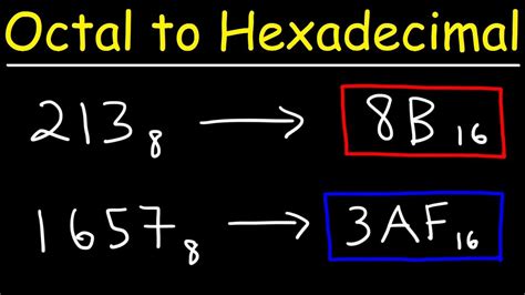 Binary To Hexadecimal Conversion Questions
